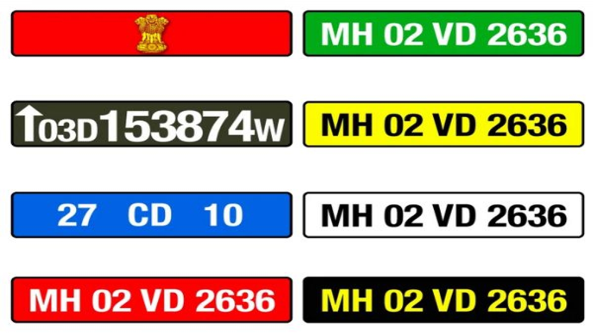 जानिए भारत की सड़कों पर चलने वाले वाहनों के नबंर प्लेट के प्रकार और महत्व के बारे में Types of