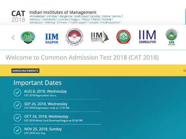 CAT 2018: आज जारी होंगे CAT-2018 के एडमिट कार्ड, ऐसे करें डाउनलोड CAT 2018: आज जारी होंगे CAT-2018 के एडमिट कार्ड, ऐसे करें डाउनलोड