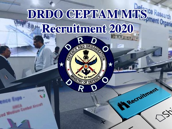 DRDO CEPTAM MTS Recruitment 2020: 10वीं पास के लिए सरकारी नौकरी, आवेदन का Link drdo.gov.in DRDO CEPTAM MTS Recruitment 2020: 10वीं पास के लिए सरकारी नौकरी, आवेदन का Link drdo.gov.in