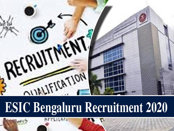 ESIC Bengaluru Recruitment 2020 / ईएसआईसी बेंगलुरु भर्ती 2020: ट्यूटर के लिए 21 जनवरी तक करें Apply ESIC Bengaluru Recruitment 2020 / ईएसआईसी बेंगलुरु भर्ती 2020: ट्यूटर के लिए 21 जनवरी तक करें Apply