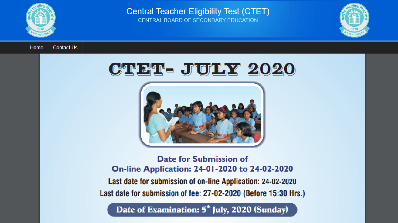 CBSE CTET July Registration 2020: सीबीएसई सीटेट 2020 जुलाई परीक्षा के लिए ऐसे करें रजिस्ट्रेशन CBSE CTET July Registration 2020: सीबीएसई सीटेट 2020 जुलाई परीक्षा के लिए ऐसे करें रजिस्ट्रेशन