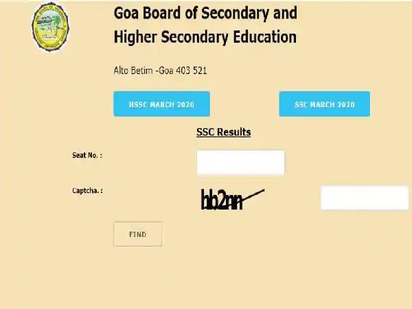 GBSHSE SSC Result 2020: गोवा बोर्ड दसवीं रिजल्ट 2020 जारी, 90.9 प्रतिशत छात्र हुए पास GBSHSE SSC Result 2020: गोवा बोर्ड दसवीं रिजल्ट 2020 जारी, 90.9 प्रतिशत छात्र हुए पास