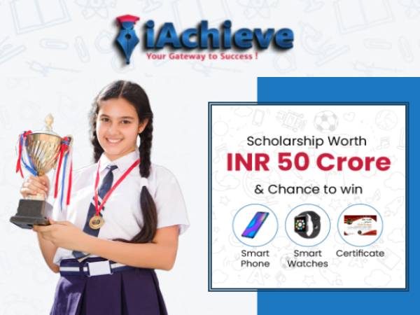 iAchieve Scholarship Test: 50 करोड़ की स्कॉलरशिप के लिए ऐसे करें आवेदन iAchieve Scholarship Test: 50 करोड़ की स्कॉलरशिप के लिए ऐसे करें आवेदन