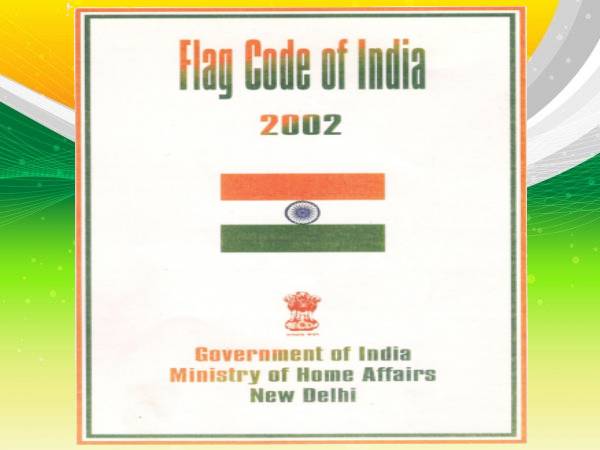 Flag Code 2002 In Hindi