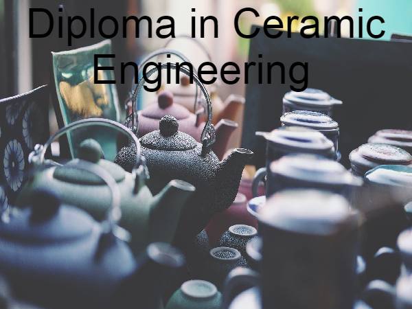 डिप्लोमा इन सेरेमिक इंजीनियरिंग (Diploma in Ceramic Engineering After 10th) डिप्लोमा इन सेरेमिक इंजीनियरिंग (Diploma in Ceramic Engineering After 10th)