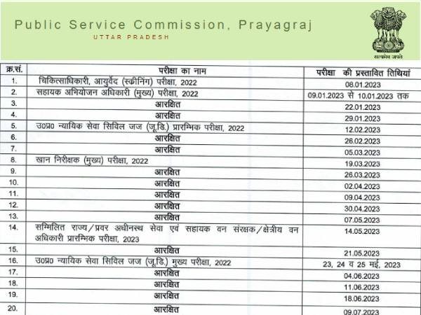 UPPSC Exam Calendar 2023 PDF Download यूपीपीएससी परीक्षा तिथि 2023 कैलंडर पीडीएफ डाउनलोड करें UPPSC Exam Calendar 2023 PDF Download यूपीपीएससी परीक्षा तिथि 2023 कैलंडर पीडीएफ डाउनलोड करें