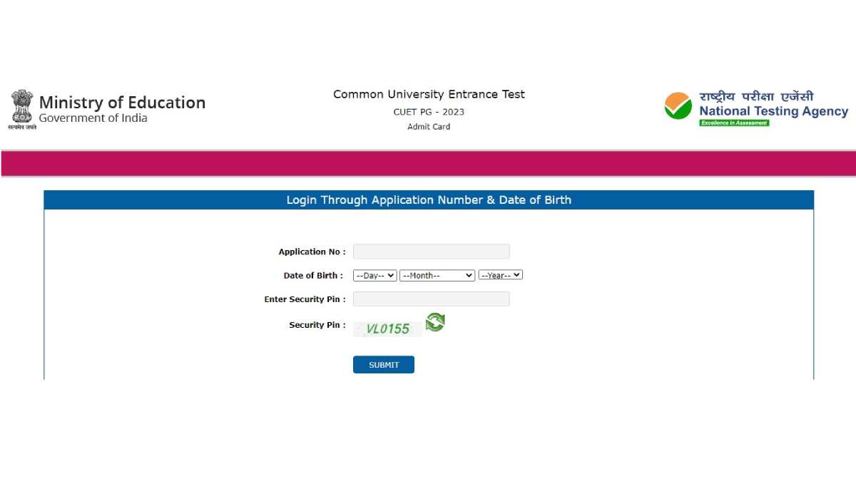 CUET PG 2023 Admit Card Released 9, 10 और 11 जून की परीक्षाओं के लिए